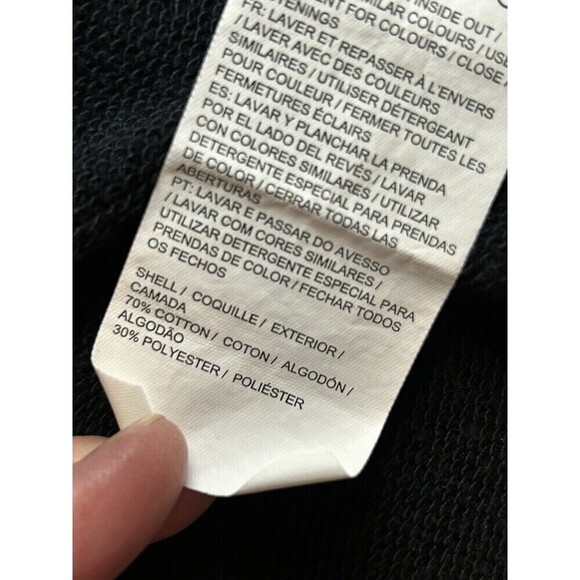 PUMA Black Long Sleeve Jacket Asymmetrical Zip with Pockets  Women’s Small - Picture 7 of 7